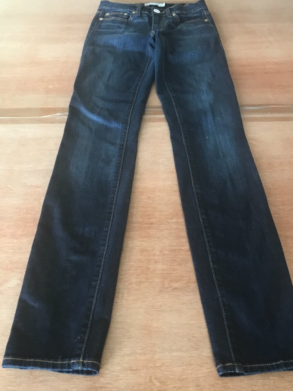 Tory Burch Super Skinny Jeans Women 24 Blue Low Rise Dark Wash Sculpting 20104